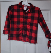 NWT Wondershop Super Soft RED BUFFALO PLAID CHRISTMAS Pajama Set Size 4 Kids