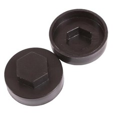 Taskar 19mm Hex Tek Roofing Screw Cover Caps Black