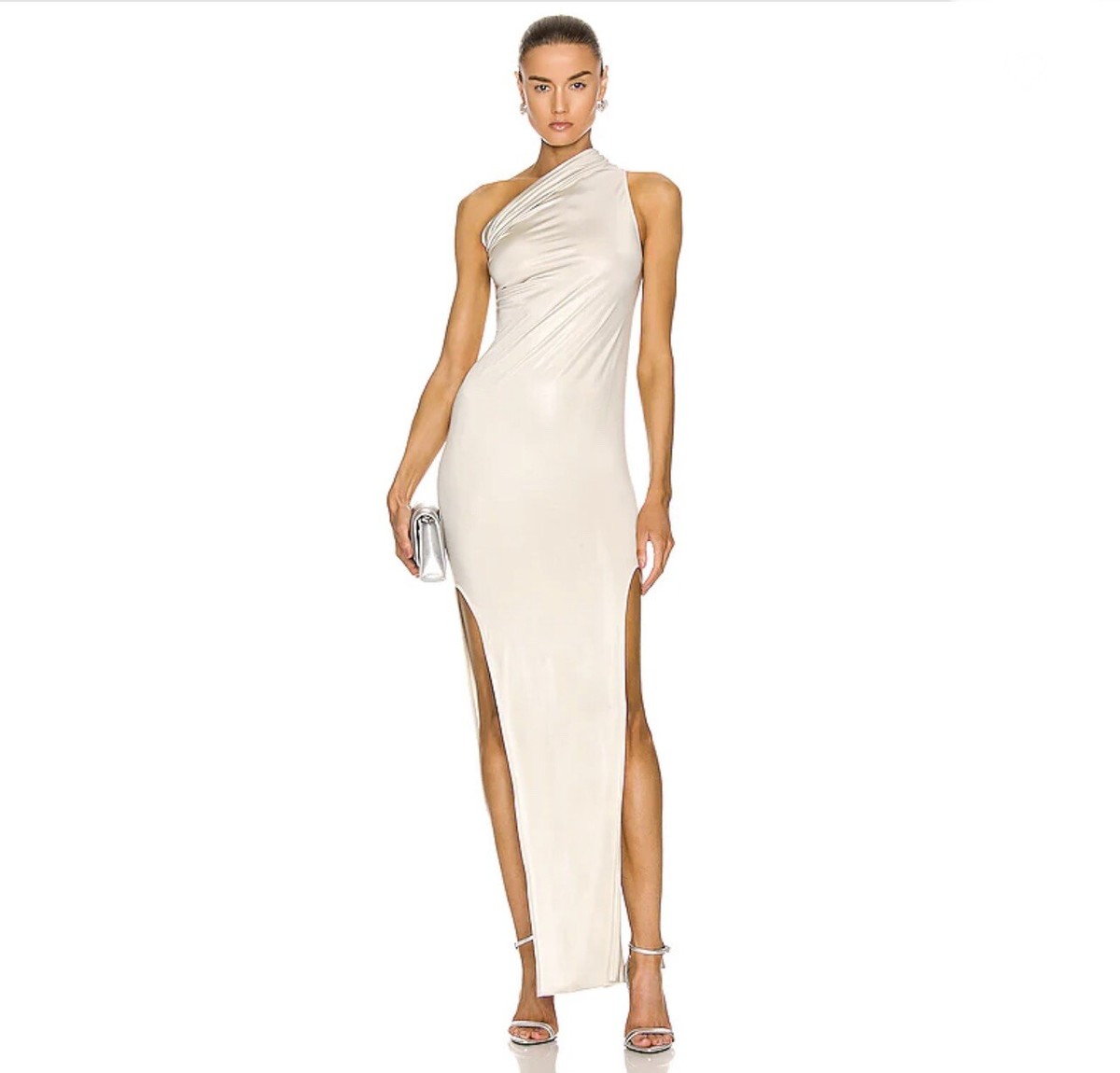 princess polly baby blue dress RICK OWENS LILIES Sivaan Gown in Dove 38