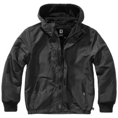 Brandit Signore Giacca a Vento Zip Frontale Idrorepellente Giacca Woodland Camo