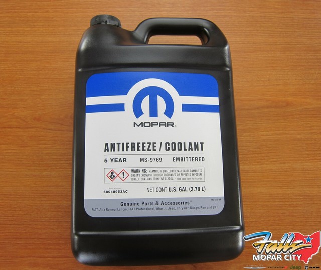 Chrysler Dodge Jeep Ram One Gallon Five Year Formula Antifreeze/Coolant
