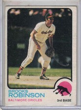 1973 TOPPS baseball Brooks Robinson original trading card VG+ BALTIMORE ORIOLES