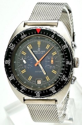 Breitling Datora  Tourning Bezel  Rare  1973  Ref 2034.3 Gents Vintage Watch