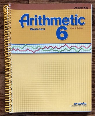 Abeka Arithmetic 6 Fourth Edition Answer Key