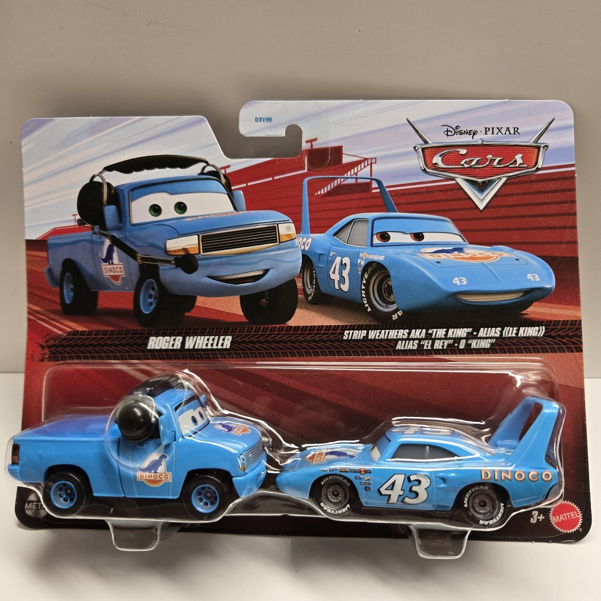 2026 Mattel Disney Pixar Cars Roger Wheeler and The King Dinoco | eBay
