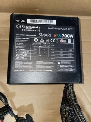 Thermaltake Smart RGB 700 Watt 80 PLUS RGB beleuchtet PC Stromversorgung