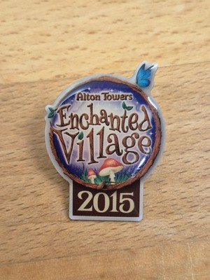 Alton Towers Rare Enchanted Village 2015 Staff Pin Badge 