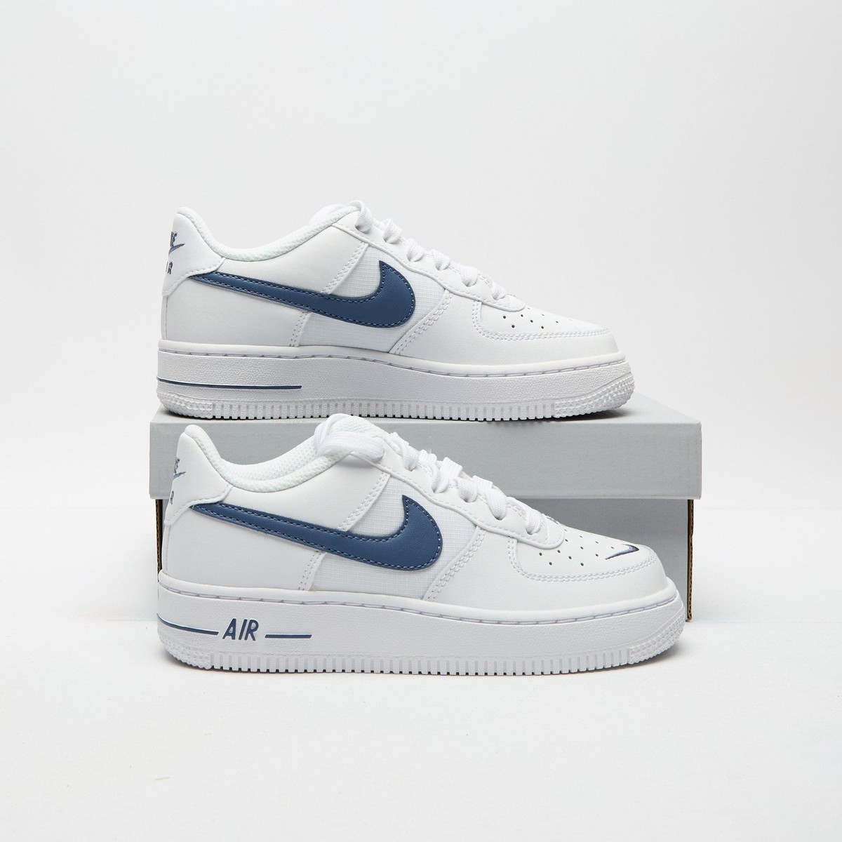 Air Force Junior White Trainers NIKE Air Force Embroidered Swoosh