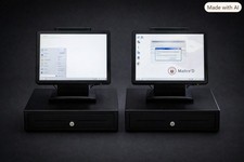 Complete PARTNER EPOS System Setup – 2x touch screen+print, Admin HP PC, APC UPS