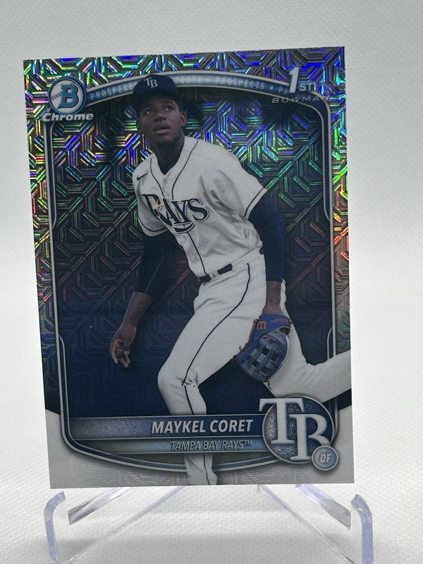 2025 Bowman Chrome - Prospects Maykel Coret #BCP-240 Mojo Refractor (RC)
