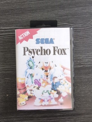 Psycho Fox Sega Master System, Minihülle, Cover Nachgedruckt