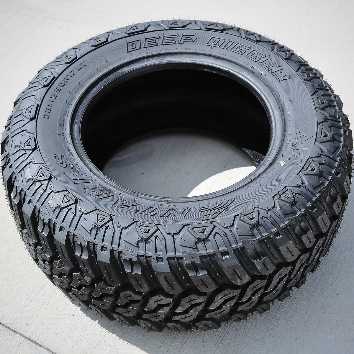 ANTARES Deep Digger Mud Terrain Tire - Lt33x12.50r18 10 Ply for