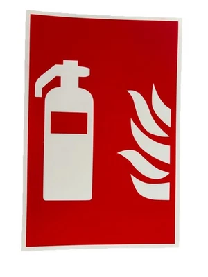 CONMETALL Hinweisschild 300x200mm " Feuerlöscher " Rot Schild/ KSNr.1-.