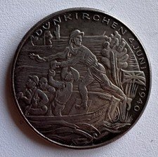 German Third Reich Commemorative WWII Silver Medal Dunkirk 1940 Flanders WW2