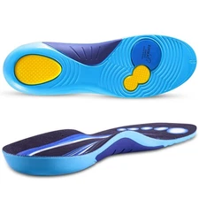 Plantar Fasciitis Relief Insoles Arch Support Inserts Women Men - Insoles Men...