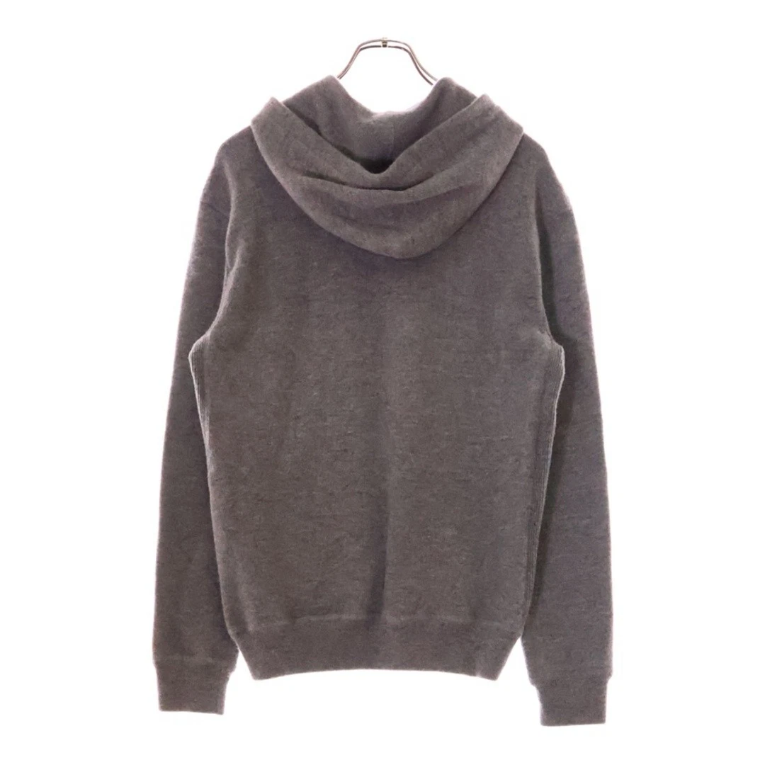 Felpa pullover lana ricamo logo Gucci grigio 770169 XKDRU usata 9f2