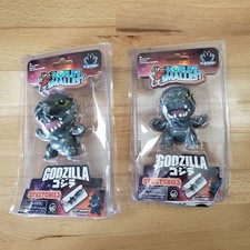 World's Smallest Godzilla Stretchies Lot of 2