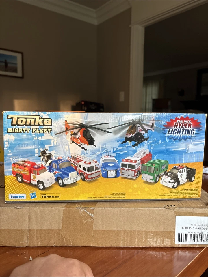 Camión de bomberos Hasbro 2013 Funrise Tonka Mighty Force juguete electrónico Foto 3 de 3