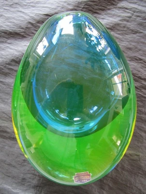 Vase, Murano, Uranglas : ca. 15 cm hoch, 1806g ,mit Orig.Etiket Cenedese - Bild 1 von 4