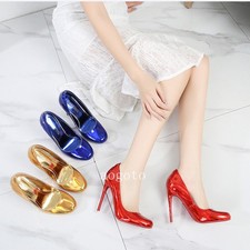 Elegant Women's Dress Nightclub Pumps High Heels Prom Party Casual Slip On Shoes
