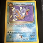 Pokémon TCG Dark Gyarados 25/82 1st Edition Team Rocket Rare 70 HP 2000 Vintage
