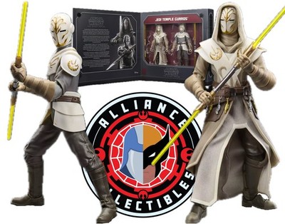 2026 Star Wars Black Disney Galaxy's Edge JEDI TEMPLE GUARDS 6'' Hasbro 2-Pack