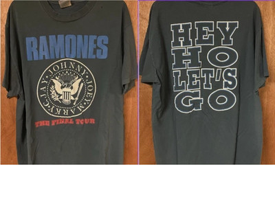 90s 1996 Ramones The Final Tour T Shirt
