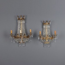 Appliques Antiche Bronzo Dorato Motivi Neoclassici XX Secolo Originali