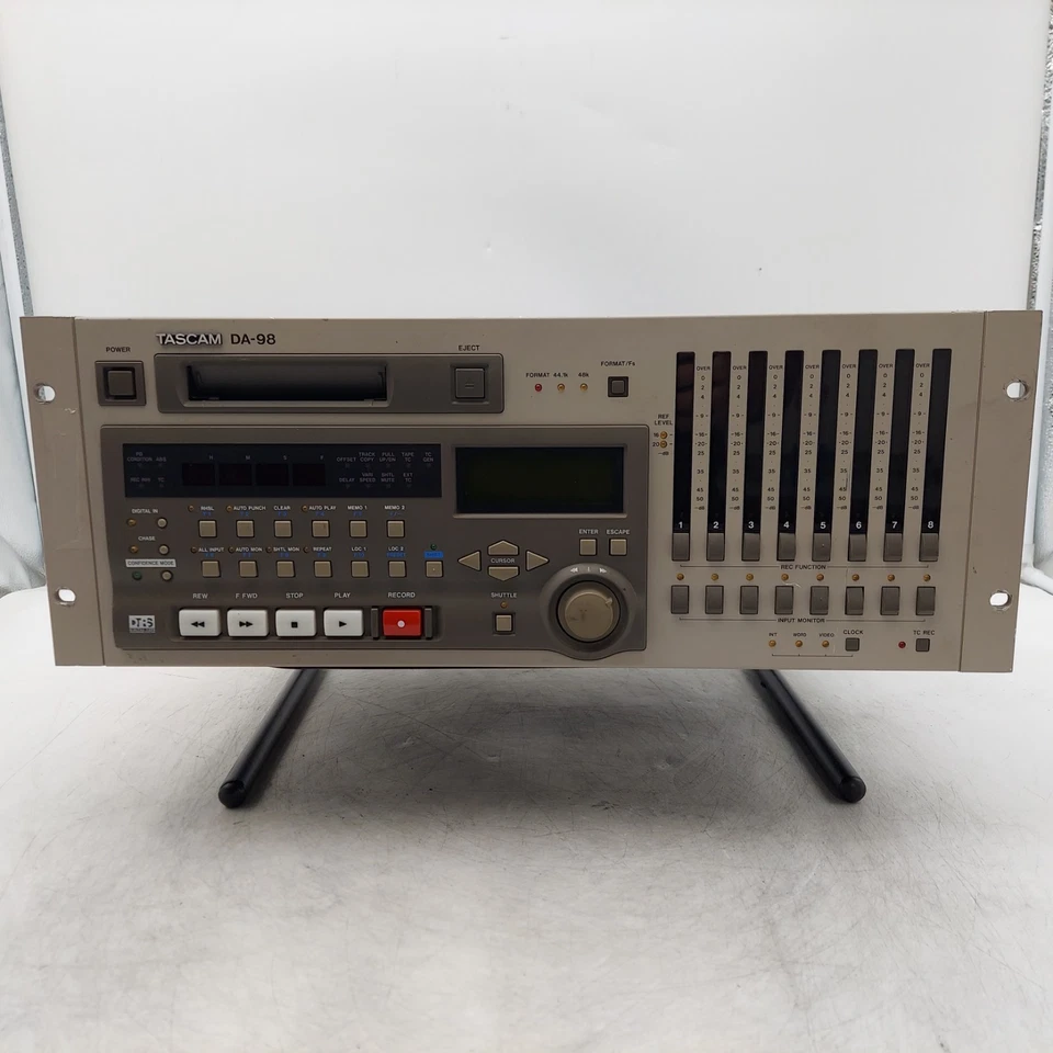Tascam DA-98 DTRS 8-Channel Digital Multitrack Tape Recorder - Image 2 of 4