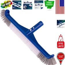 Durable 17.5'' Pool Brush for Inground & Above-Ground Pools - Safe & Efficient