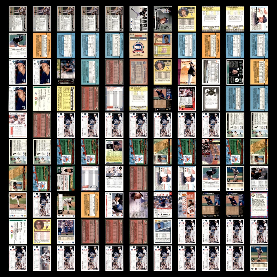 Jack McDowell Lot 110 Baseball Cards 1992 Leaf Chicago White Sox Set Collection - Image 2 of 4