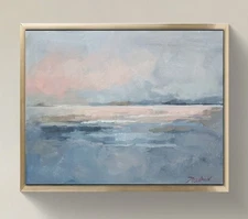 Original Impressionist Painting  14x11 inch on Canvas _ Signed by Artist