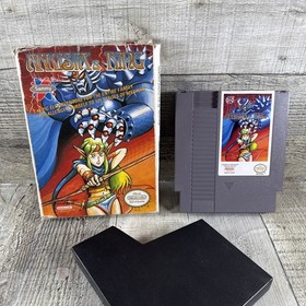 Vintage 1989 Nintendo NES ARKISTA'S RING GAME BOX No Manual Good Condition