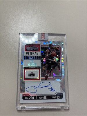 Paul George Contenders 2023-24 Cracked ICE Auto /25