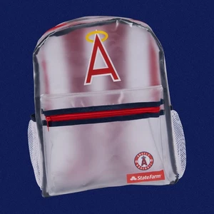 PRESALE 2026 Los Angeles Angels Throwback Clear Backpack SGA 7/20/26