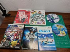 Super Smash Bros Brawl Wii Lot Manuals Game Disc Michael Jackson Just Dance