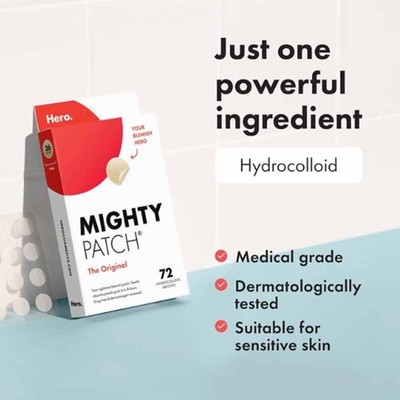 Hero Cosmetics Mighty Patch   36/72 Stück Hydrokolloid Akne-Pflaster Original