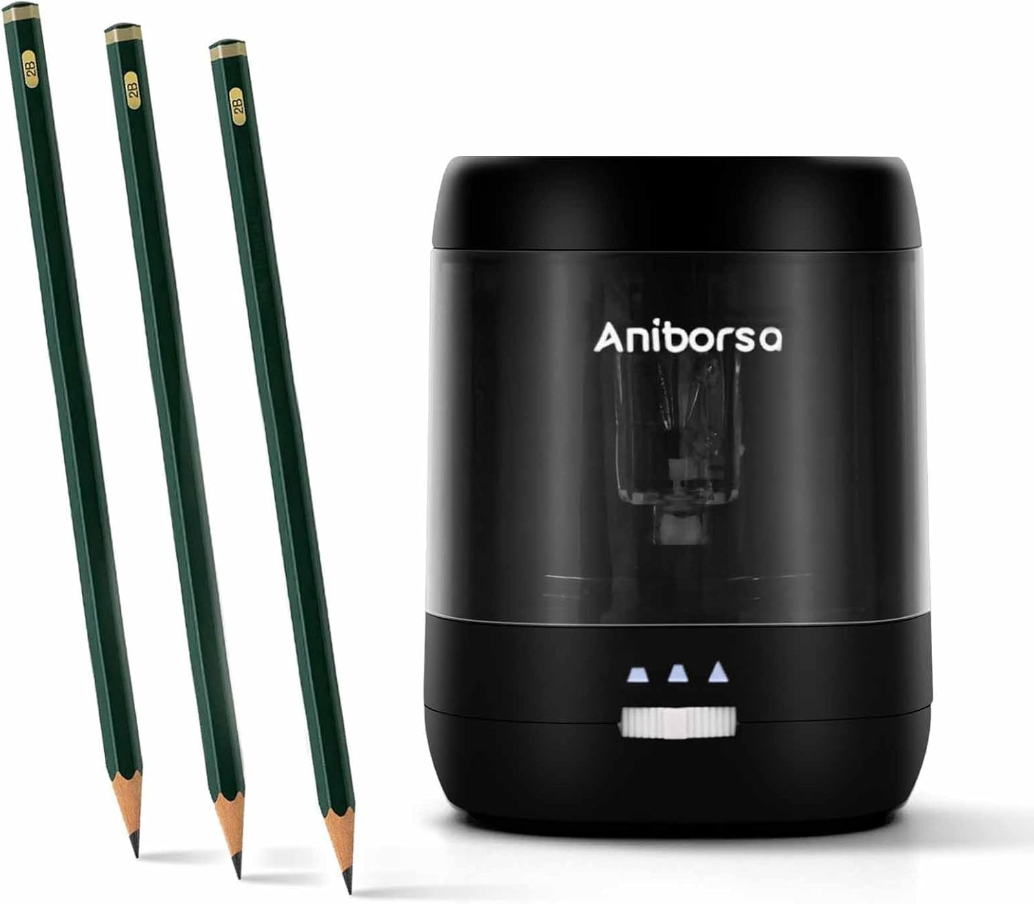 Sharpener Usb Battery Auto 3 Point Kids School Black
