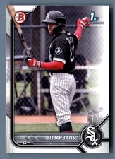 2022 Bowman ELIJAH TATIS PAPER PROSPECT #BP-23 Chicago White Sox