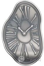 MELTING CLOCK Salvador Dali Moneta Argento 2$ Niue 2024