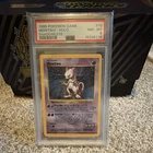 Pokemon 1999 Mewtwo 010/102 Base Set Shadowless Holo PSA 8 English
