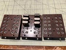 3 EF Johnson RADIO CRYSTAL HOLDER SOCKETS