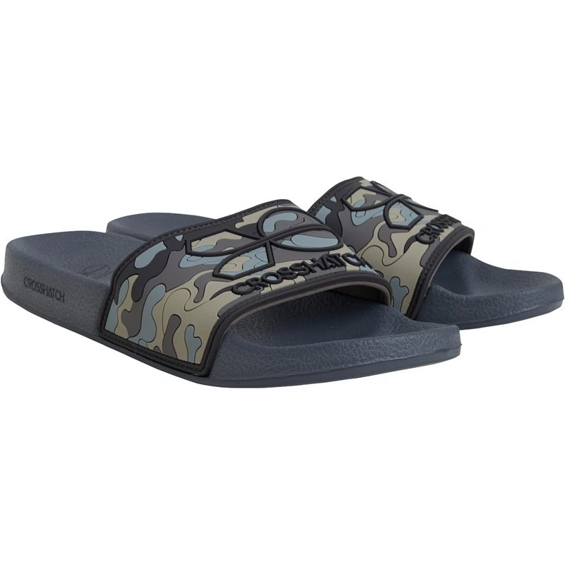 Crosshatch Mens Sliders BeachHoliday Swim Black Grey Camo Free Next day delivery
Opens in a new wind
