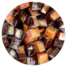 Assorted Caramel Squares Candy, 3 Pound Bulk Bag Approximately 225 pieces ,...