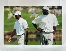 Michael Jordan with Tiger Woods - Wachovia Championship Pro-Am 🔥🔥 4x6 Photo
