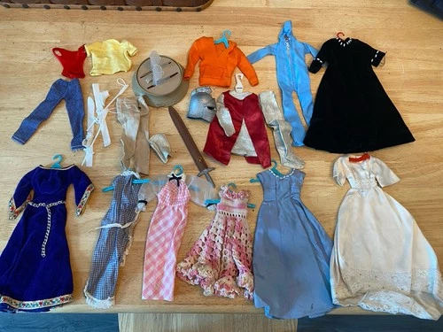 Vtg Barbie Ken Clothing & Accessories Lot  60s 70s