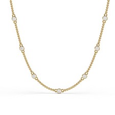 14K Yellow Gold 2Ct Carat TW Bezel Set Lab Gr...