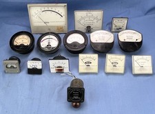 15 Vintage Electric Meters Televac Daytronic Heathkit Electro Ampex DeJur-Amsco
