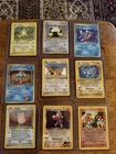 Vintage Pokemon Card Lot 17 Holo Rare Base Set Team Rocket Entei Dragonite