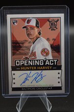 Hunter Harvey 2020 Topps Big League #OAA-HH Opening Act Autographs Orioles